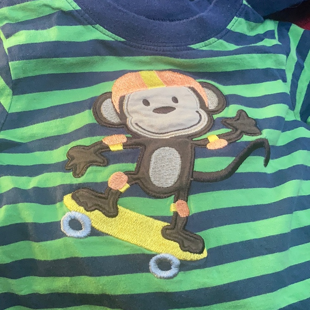 Child of mine monkey tee 24 months